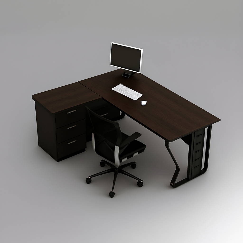 Dark Wood Texture / 4 Feet / 2 Feet without side panel