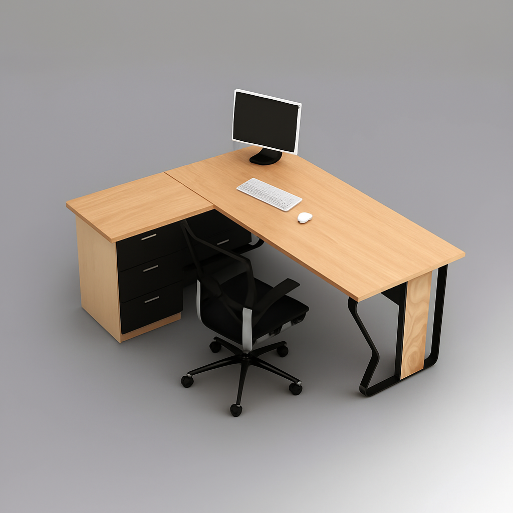 Light Wood Texture / 4 Feet / 2 Feet without side panel