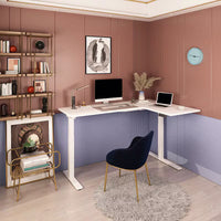 Neva X FlexiSpot L shape Standing Desk