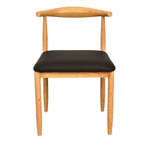 Wooden Grain Metal Chair