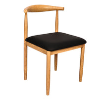 Wooden Grain Metal Chair