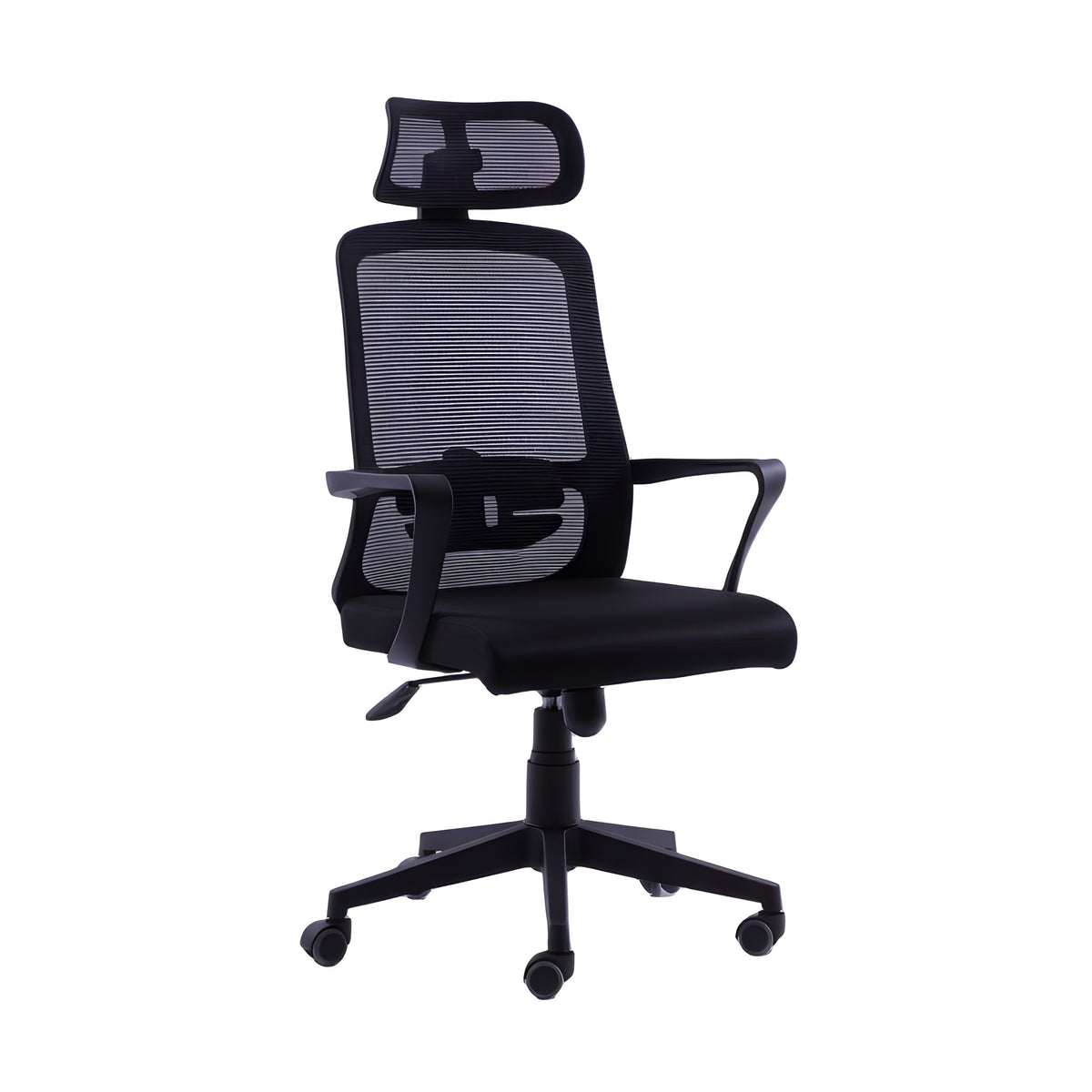 Black / Adjustable headrest