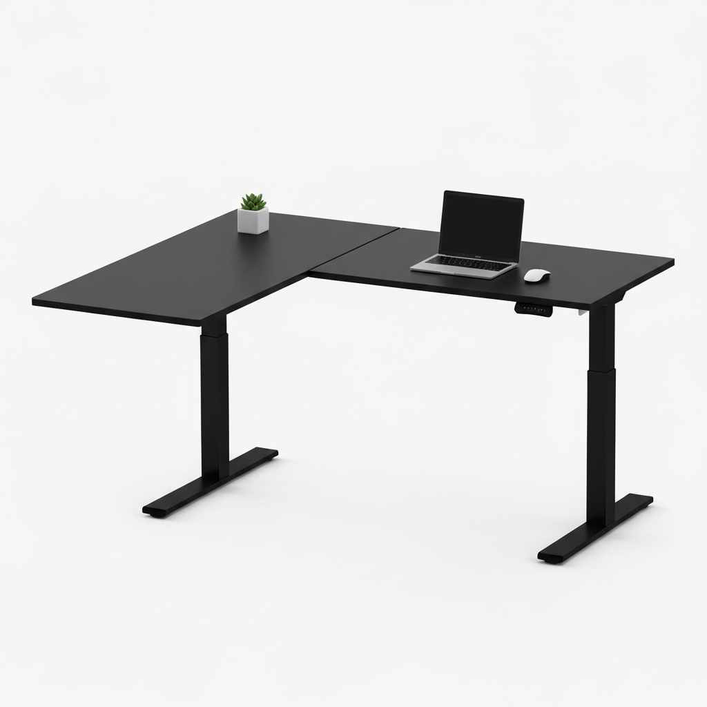 Neva X FlexiSpot L shape Standing Desk