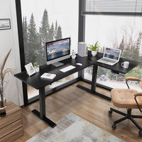 Neva X FlexiSpot L shape Standing Desk